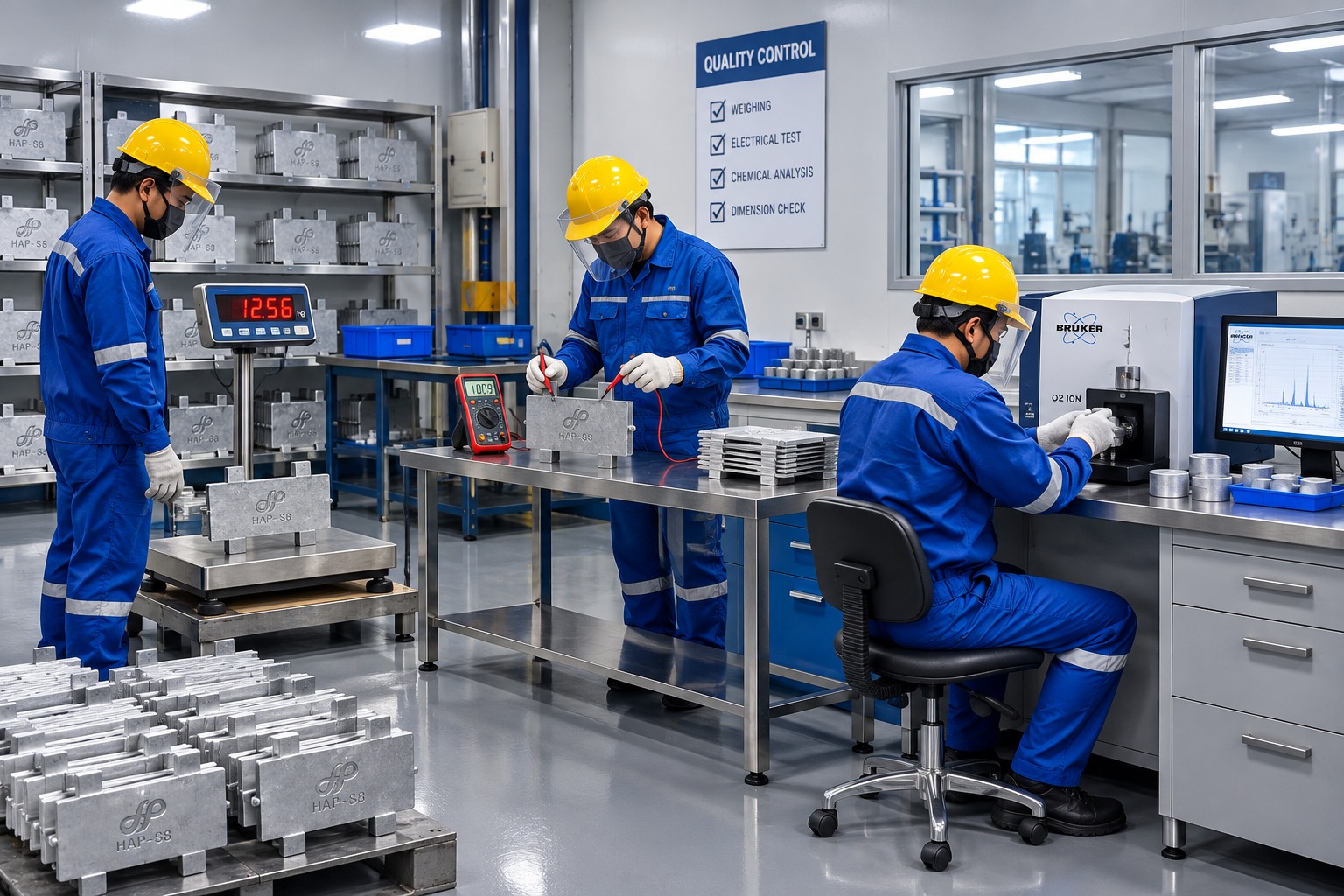 Aktivitas pabrik tahap quality control dan finishing